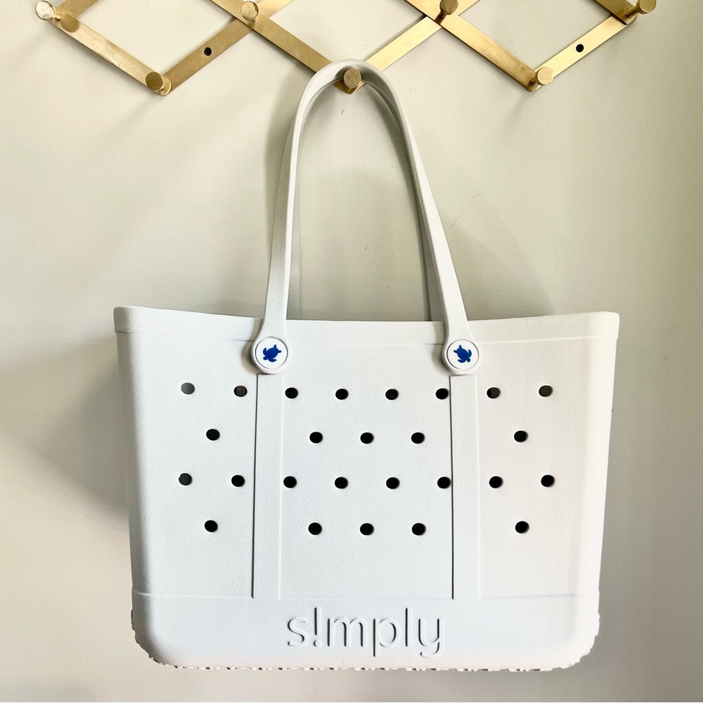 SIMPLY SOUTHERN SIMPLY LARGE TOTE - Cloud